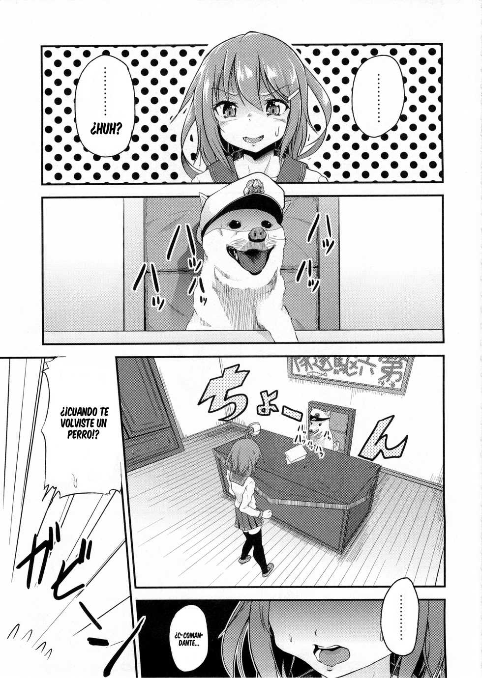 (C87) [Pritannia (Pri)] Shireikan ga Wanko ni Nacchatta!! (Kantai Collection -KanColle-) [Spanish] [cywdt.group] - Page 2
