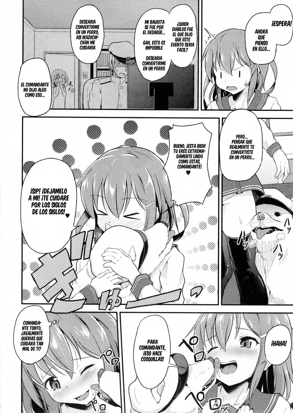 (C87) [Pritannia (Pri)] Shireikan ga Wanko ni Nacchatta!! (Kantai Collection -KanColle-) [Spanish] [cywdt.group] - Page 3