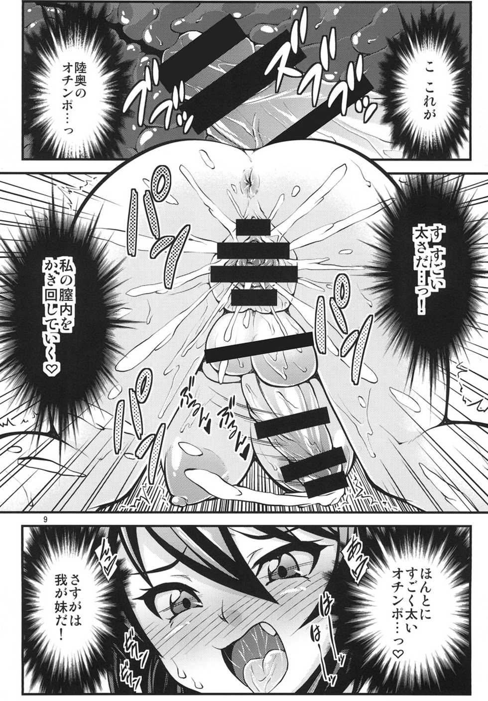 [Studio Nadeshiko (Yamato Nadeshiko)] Futabote! Big 7 (Kantai Collection -KanColle-) [Digital] - Page 9