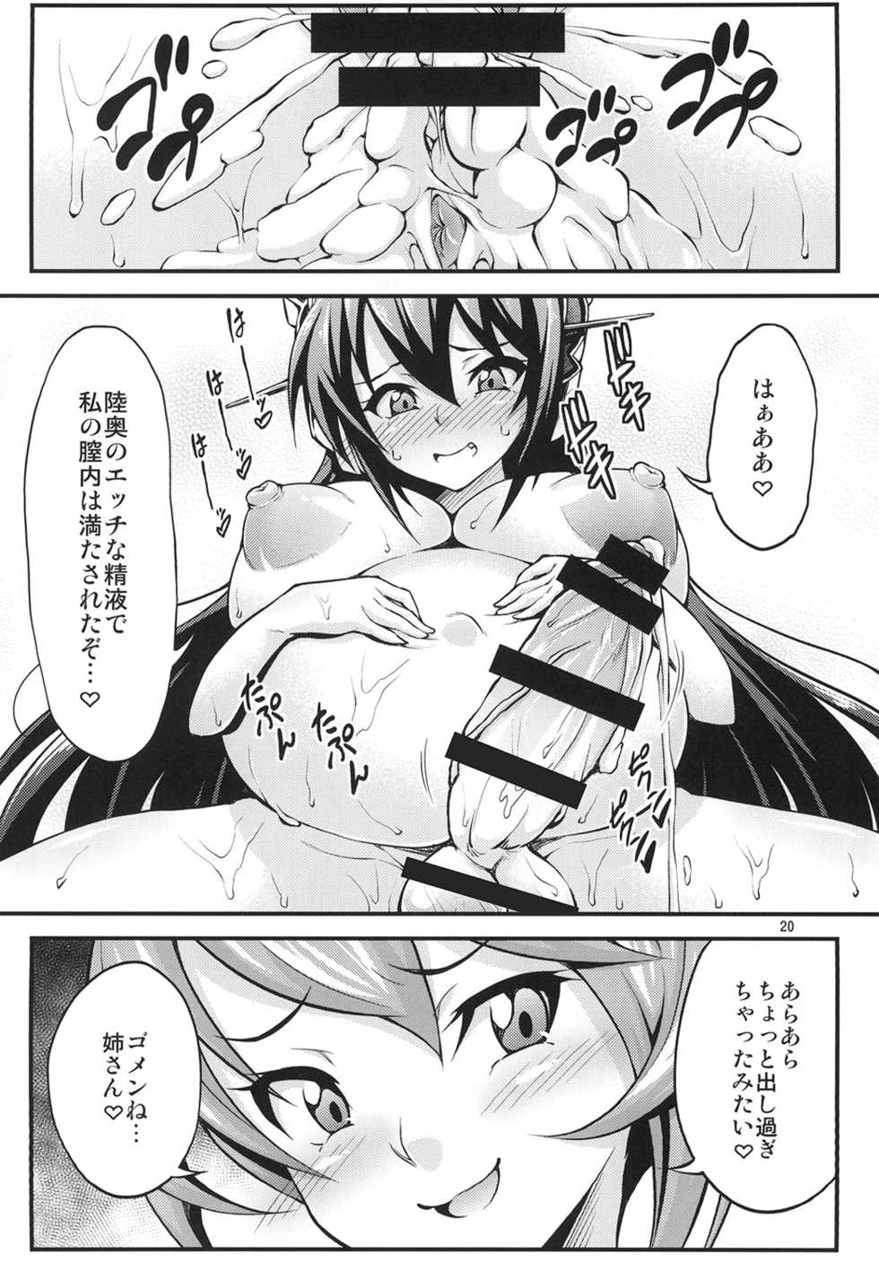 [Studio Nadeshiko (Yamato Nadeshiko)] Futabote! Big 7 (Kantai Collection -KanColle-) [Digital] - Page 20