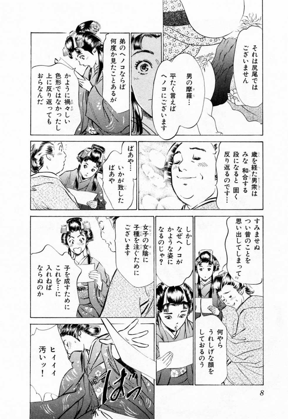 [Hazuki Kaoru, Takamura Chinatsu] Ukiyo Tsuya Zoushi 1 - Page 12
