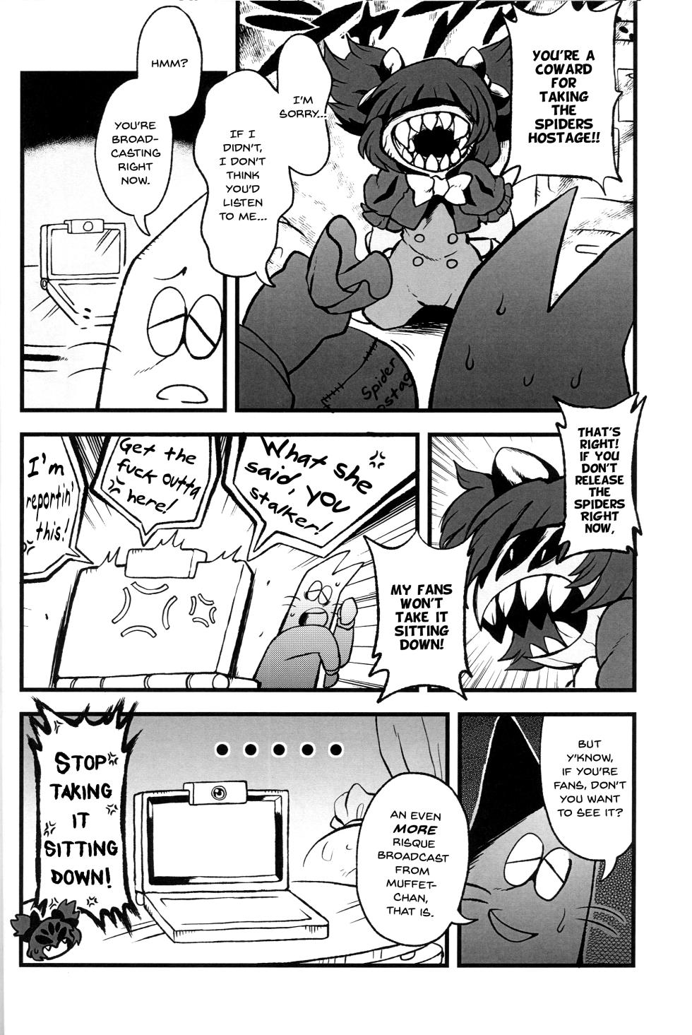 (Minna no Ketsui 2) [Magnitude 711 (Oasis)] Mayonaka no Muffet Live | Midnight Muffet Live (Undertale) [English] - Page 11