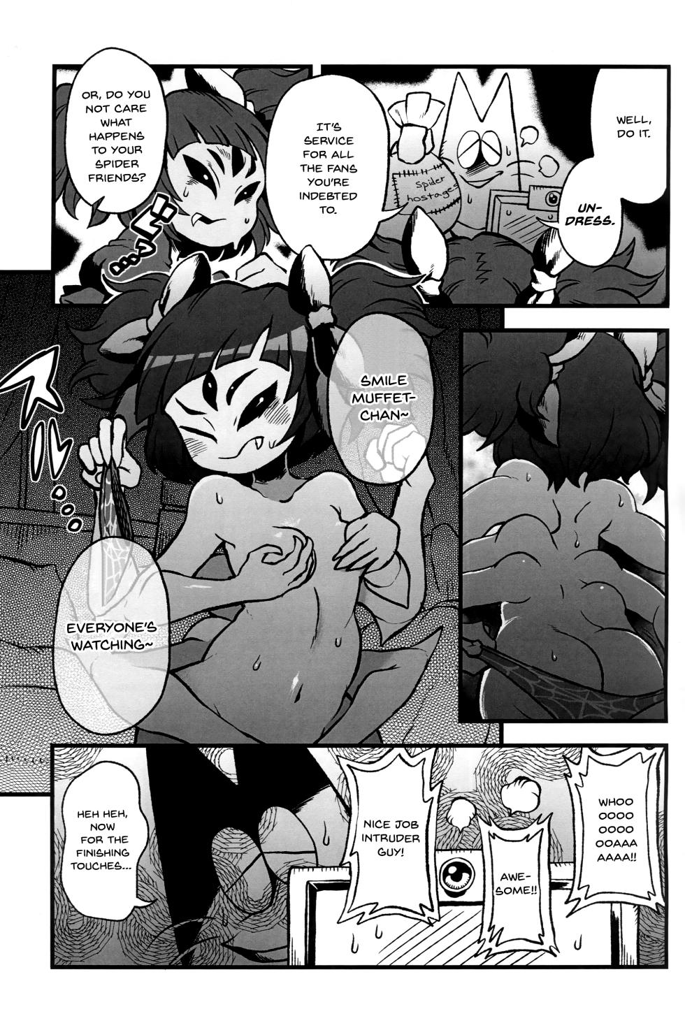 (Minna no Ketsui 2) [Magnitude 711 (Oasis)] Mayonaka no Muffet Live | Midnight Muffet Live (Undertale) [English] - Page 12