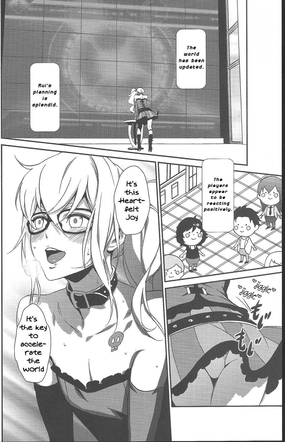 (C85) [Ikujinashi no Fetishist (Ikujinashi no Fetishist)] Mephistopheles (Gatchaman Crowds) [English] [Samachan] - Page 3