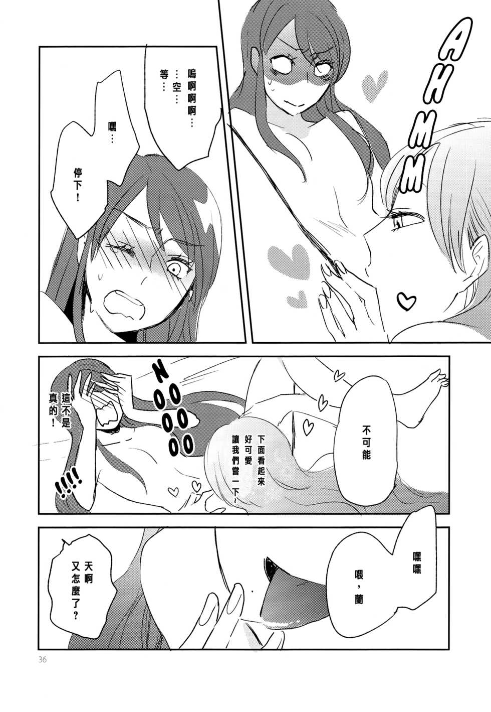 (Geinoujin wa Card ga Inochi! 6) [TETRA (Amano Shuninta)] Kirei Kawaii Kakkoii | Charming Cute Cool (Aikatsu!) [Chinese] [沒有漢化] - Page 38