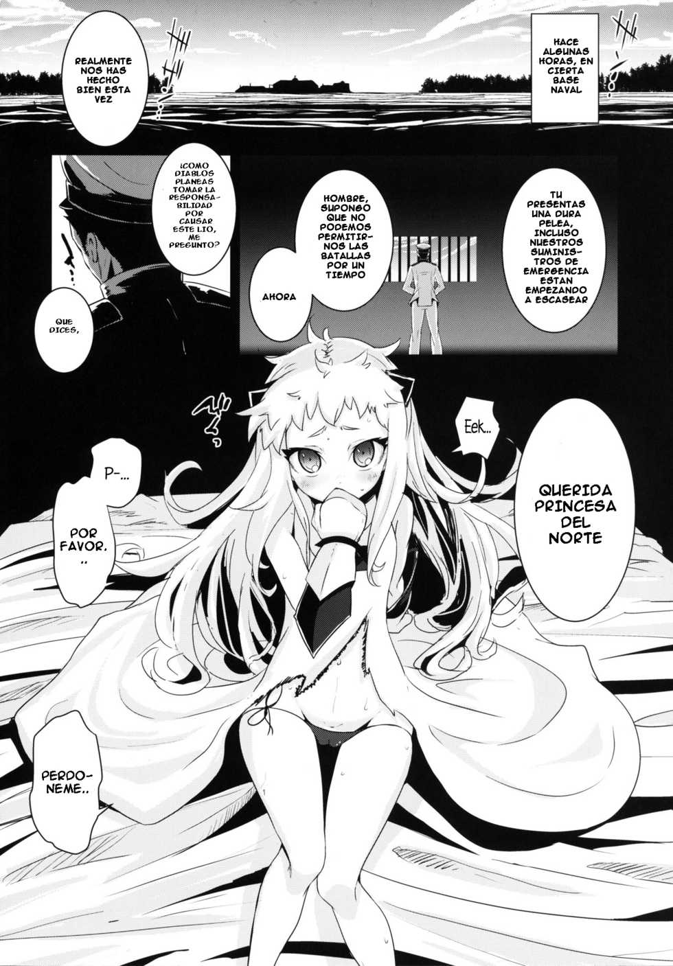 [Yaburi Dokoro (Hakano Shinshi)] Hoppou Seiki-chan no Shojo o Ubatte Shiawase ni Suru Hanashi (Kantai Collection -KanColle-) [Spanish] [cywdt.group] [Digital] - Page 4
