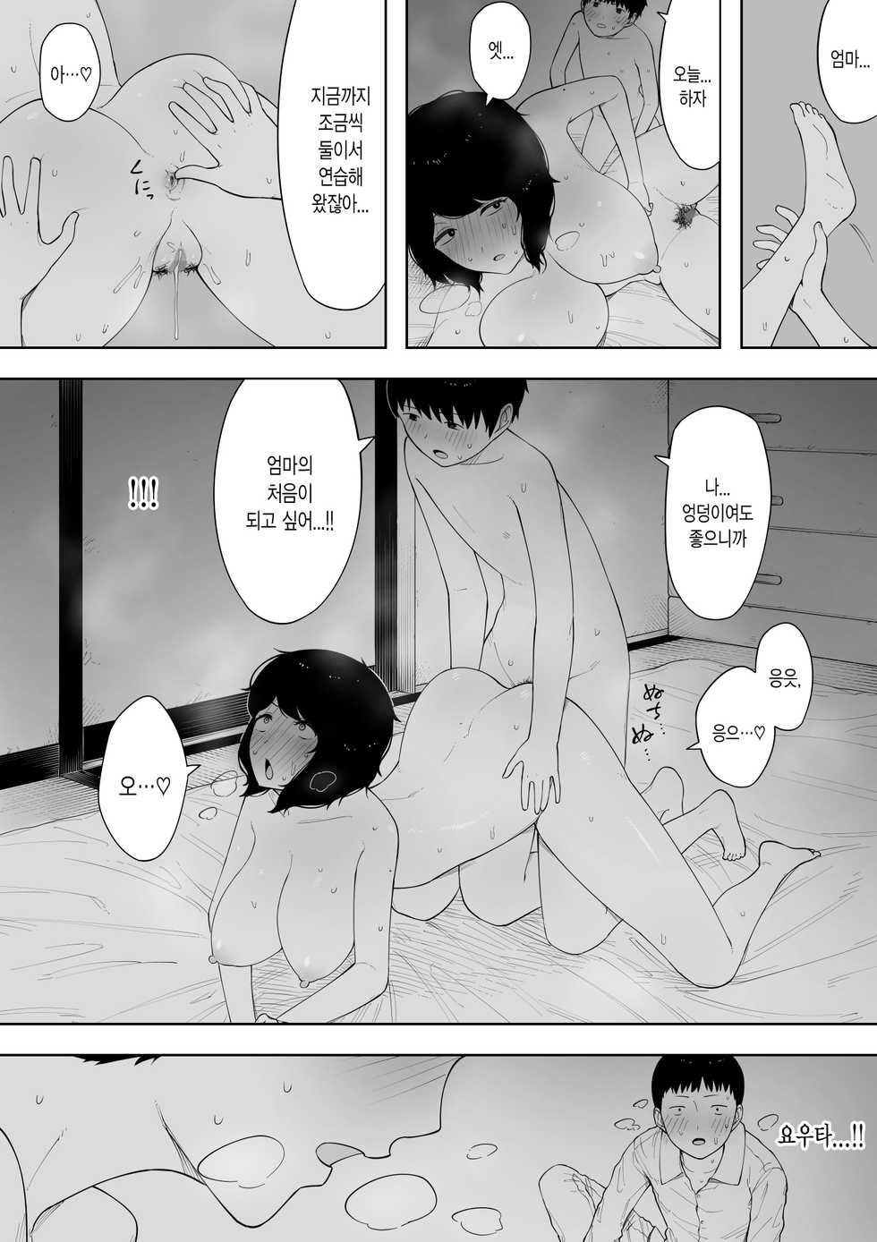 [NT Labo] Haha to shite? Tsuma to shite? | 엄마로서? 아내로서? [Korean] [그림판전사] - Page 27