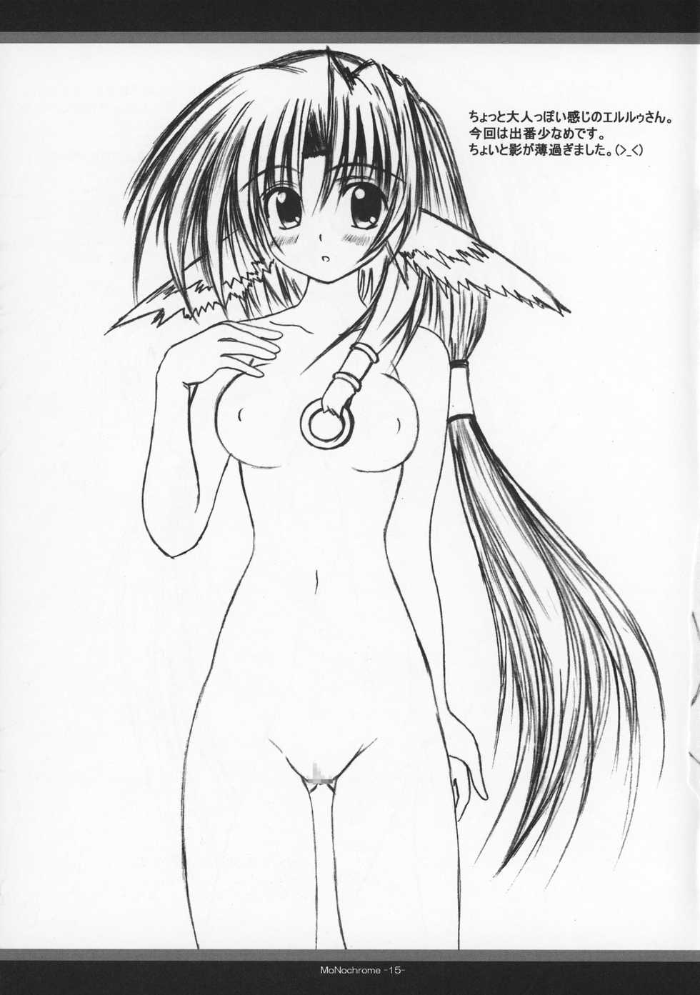 (C69) [Wing Gate (H2)] MONOCHROME Utawarerumono Hen (Utawarerumono) - Page 14