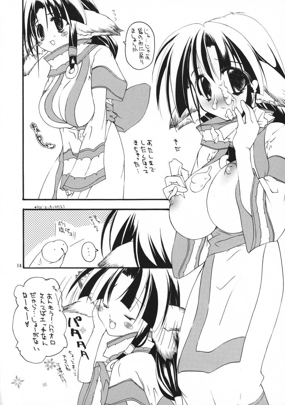 (C63) [Tanaka Shouten (Nattaka)] Musume. (Utawarerumono) - Page 13