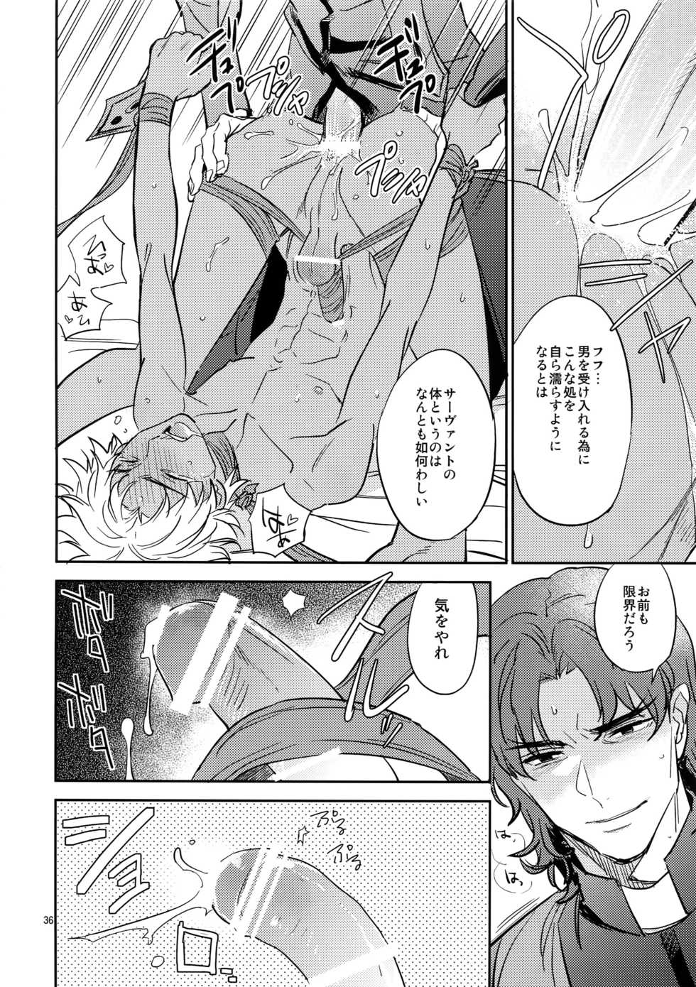 (Super ROOT4to5 2018) [Fukagawa (Tsuzurao Kaya)] Boku wa Kimi to Sekai o (Fate/Grand Order) - Page 35