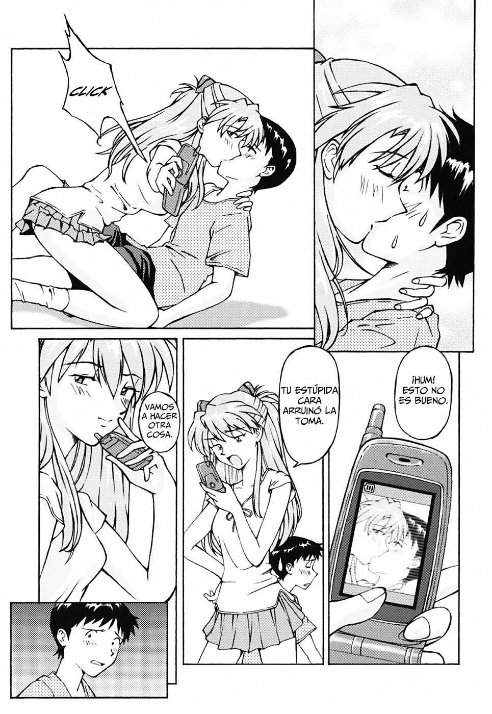 (C64) [TENGU NO TSUZURA (Kuro Tengu)] LOVE CASK (Neon Genesis Evangelion) [Spanish] [You Can (Not) Translate] - Page 6