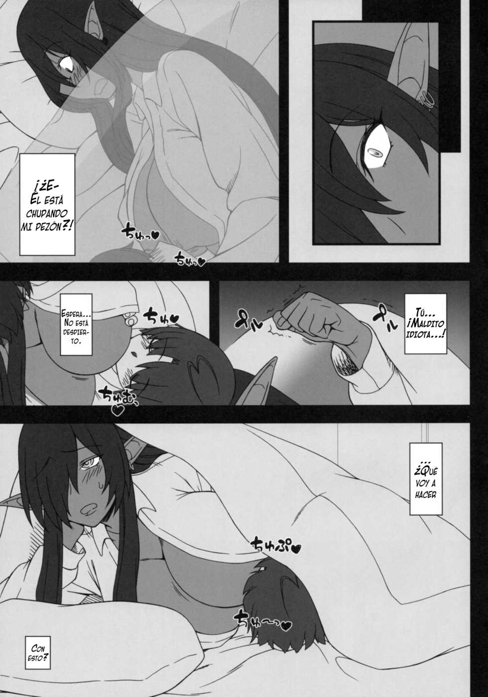 (C93) [Gachinko Shobou (Kobanya Koban)] Kuro no Joou no Isekai Seikatsu | La vida en otro mundo de la reina oscura (Kuroinu ~Kedakaki Seijo wa Hakudaku ni Somaru~) [Spanish] =Vile= - Page 10