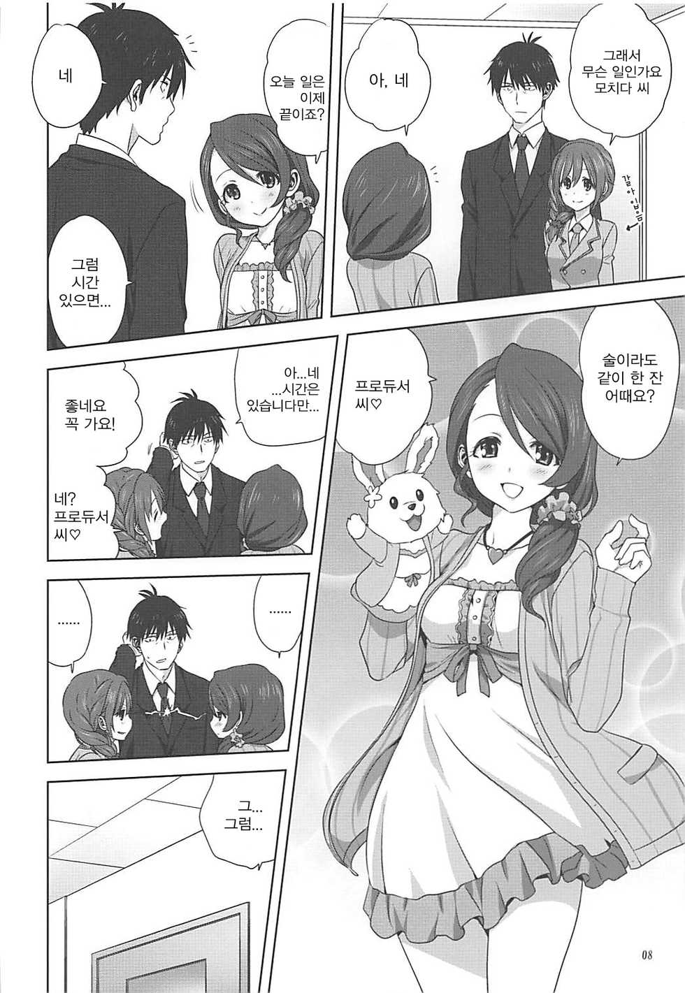 [Mitarashi Club (Mitarashi Kousei)] Arisa to P no Oshigoto (THE IDOLM@STER CINDERELLA GIRLS) [Korean] - Page 7