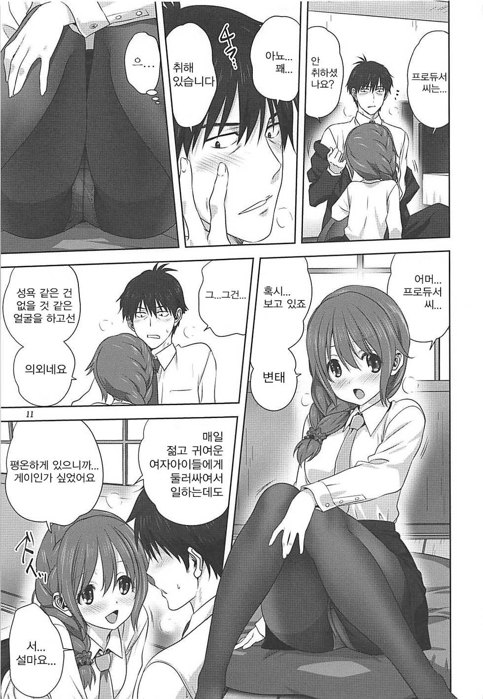 [Mitarashi Club (Mitarashi Kousei)] Arisa to P no Oshigoto (THE IDOLM@STER CINDERELLA GIRLS) [Korean] - Page 10