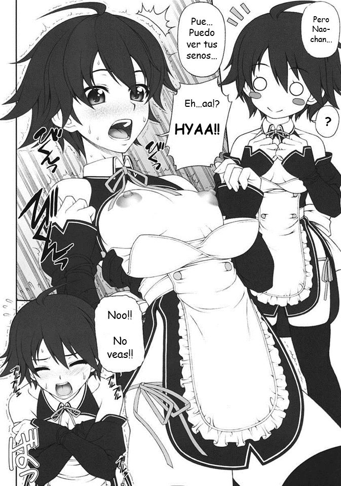 (C82) [Phantomcross (Miyagi Yasutomo)] A Book All About Flirting with Nao-chan (Dream C Club) [Spanish] - Page 5