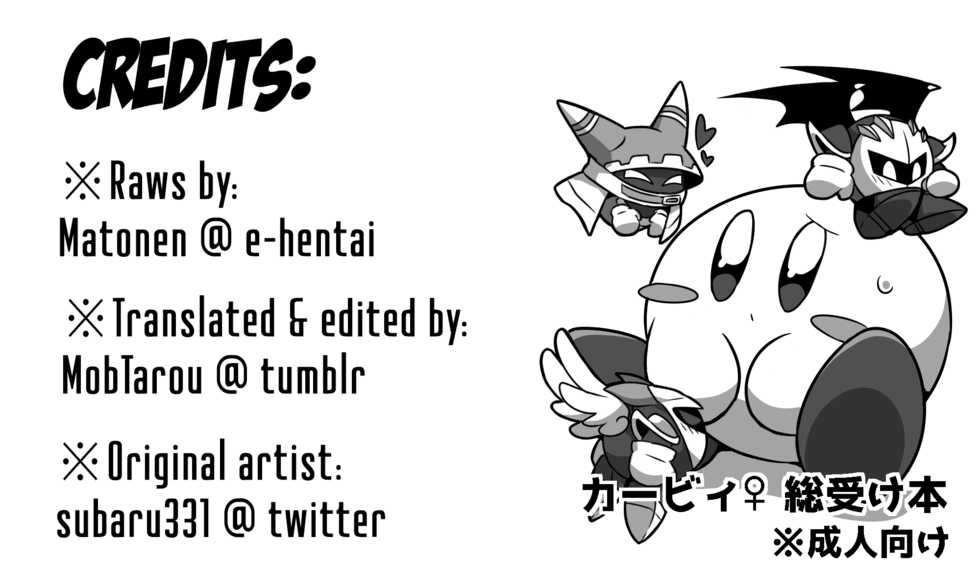 (Kansai! Kemoket 6) [Sasori Company (Subaru)] Kyuutai demo XXX Shitai! | I Want to Do XXX Even For Spheres! (Kirby) [English] [MobTarou] - Page 28