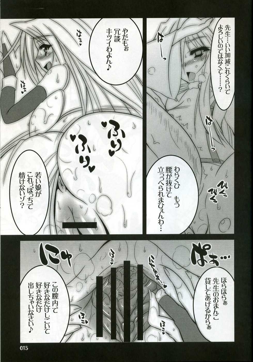 (Kyonyuukko 5) [z-s-e (z-s-e)] Ero-Mira-Z. (Quiz Magic Academy) - Page 14