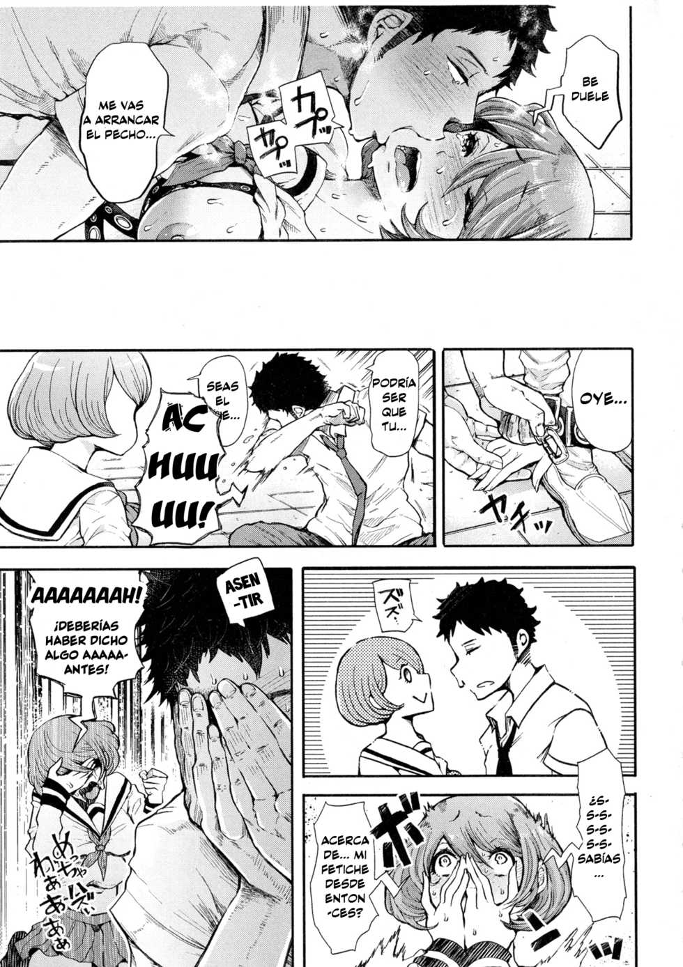[Shomu] Mukuchi-kun x Hentai-chan - Reticent boy and Sexually pervert girl. | El Chico Reticente y La chica Sexualmente Pervertida (COMIC Shingeki 2016-10) [Spanish] [Avocato] - Page 33