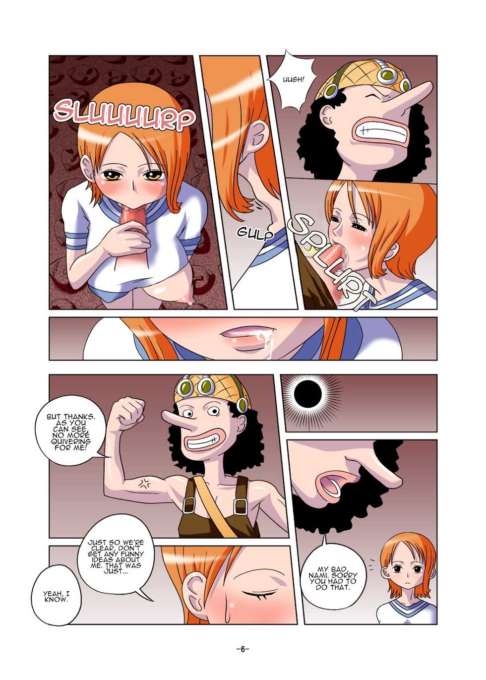 [Raisin Pie (Tamaki Denchuu)] Shoku no Utage | Feast of the Eclipse (One Piece) [English] [EHCOVE] - Page 6