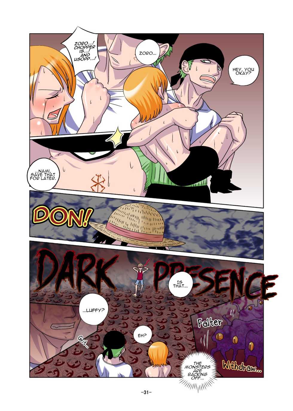 [Raisin Pie (Tamaki Denchuu)] Shoku no Utage | Feast of the Eclipse (One Piece) [English] [EHCOVE] - Page 31