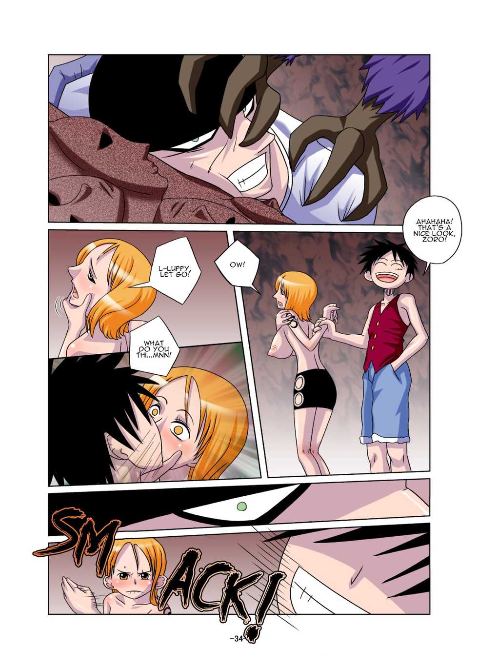 [Raisin Pie (Tamaki Denchuu)] Shoku no Utage | Feast of the Eclipse (One Piece) [English] [EHCOVE] - Page 34