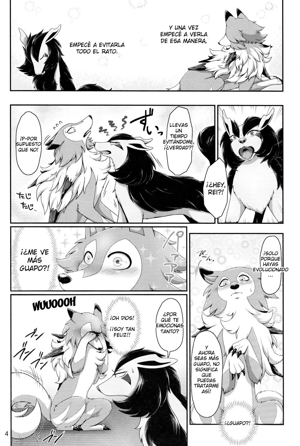 (Shinshun Kemoket 4) [Harugumo. (Negoya)] One-sided Love? | ¿Amor Unilateral? (Pokemon) [Spanish] - Page 3