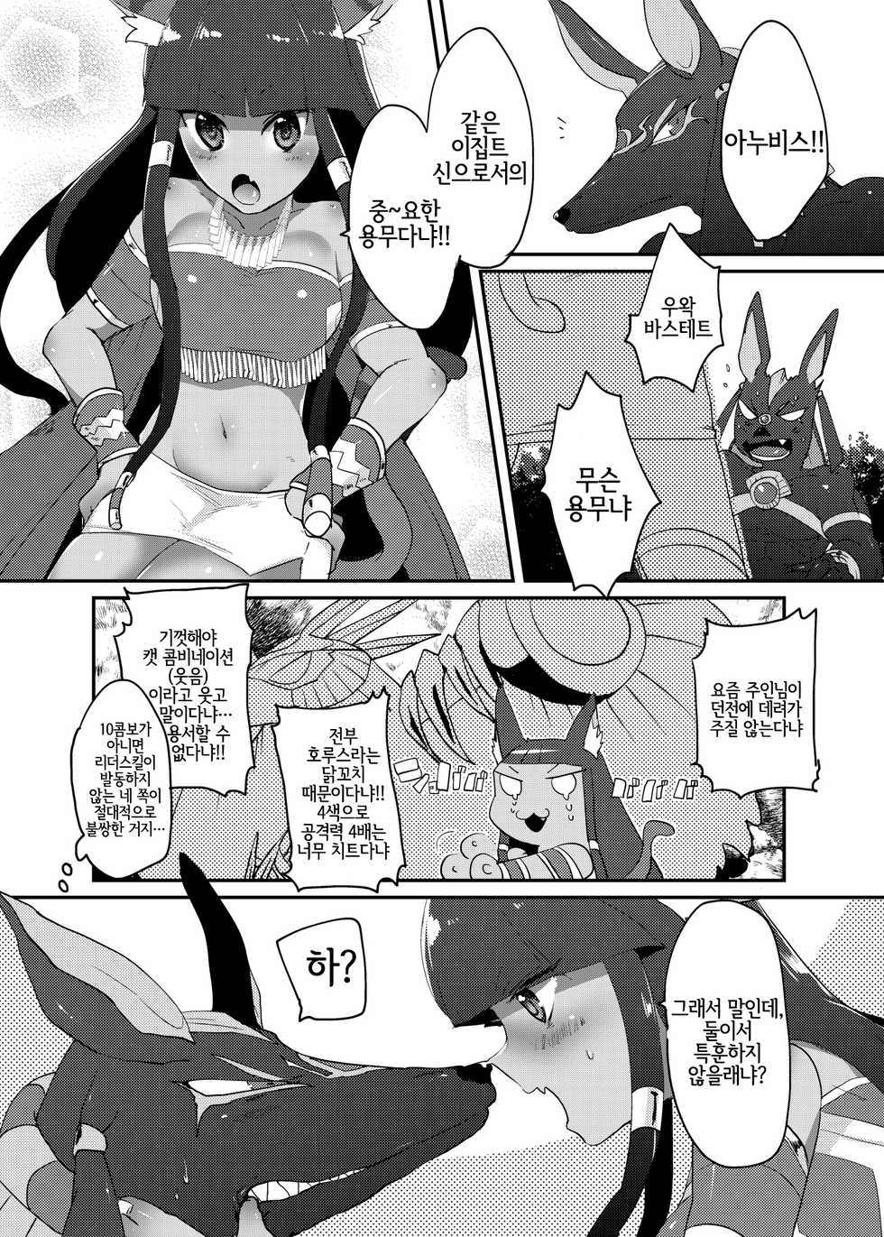 [Ebimashi (Ebina Ebi)] Bastet! | 바스테랑! (Puzzle & Dragons) [Korean] [LWND] [Digital] - Page 2
