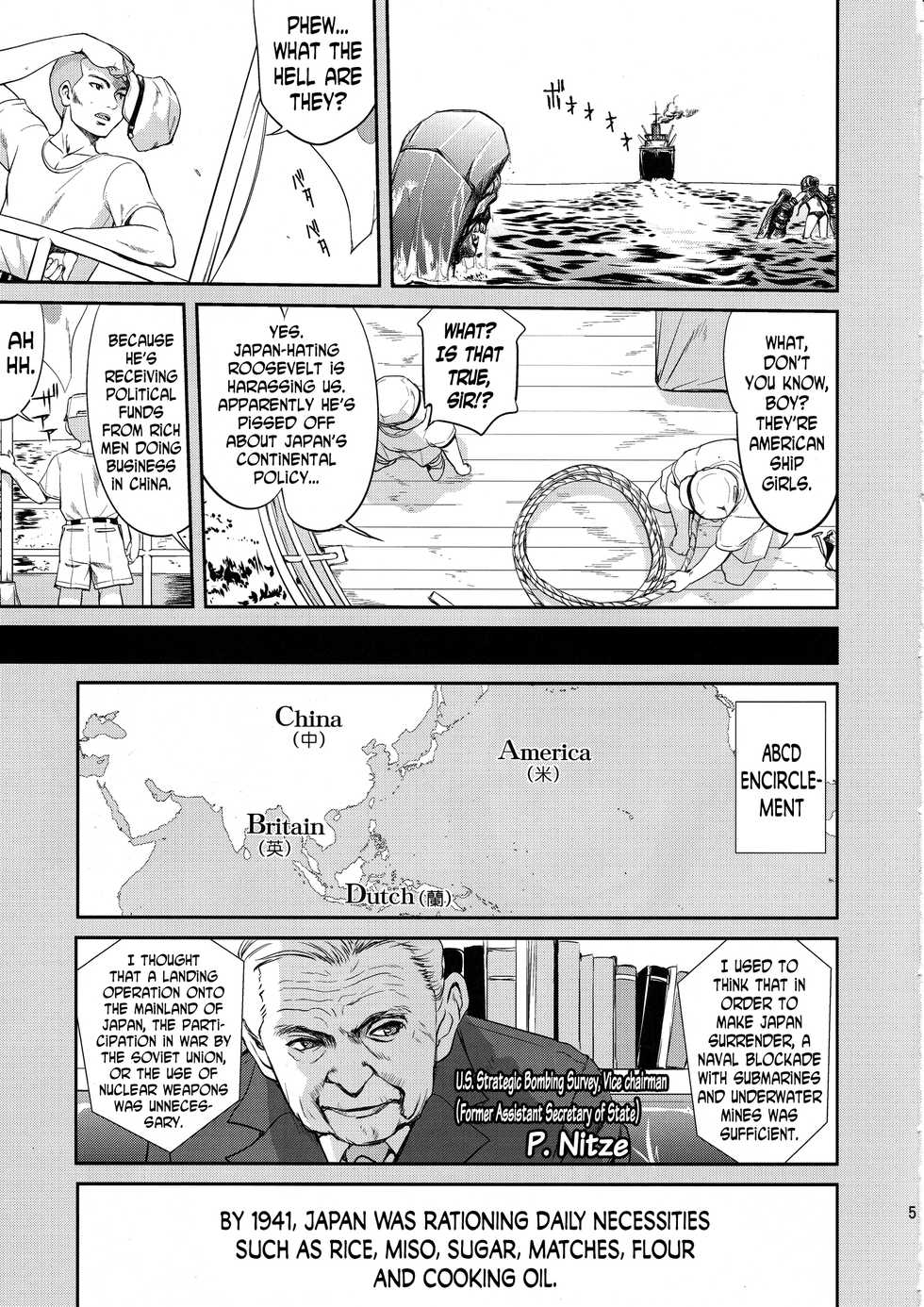 (C88) [Takotsuboya (TK)] Teitoku no Ketsudan: Showa 16-nen no Haisen | Admiral's Decision: The Defeat of Showa-16 (Kantai Collection -KanColle-) [English] [N04h] - Page 4