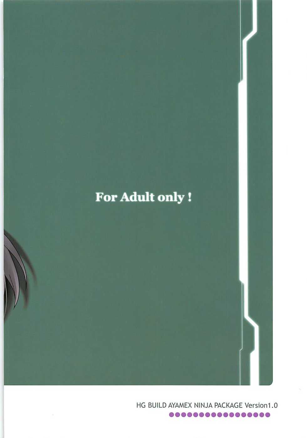 (C94) [MGW (Isou Doubaku)] Build Ayamex (Gundam Build Divers) - Page 18