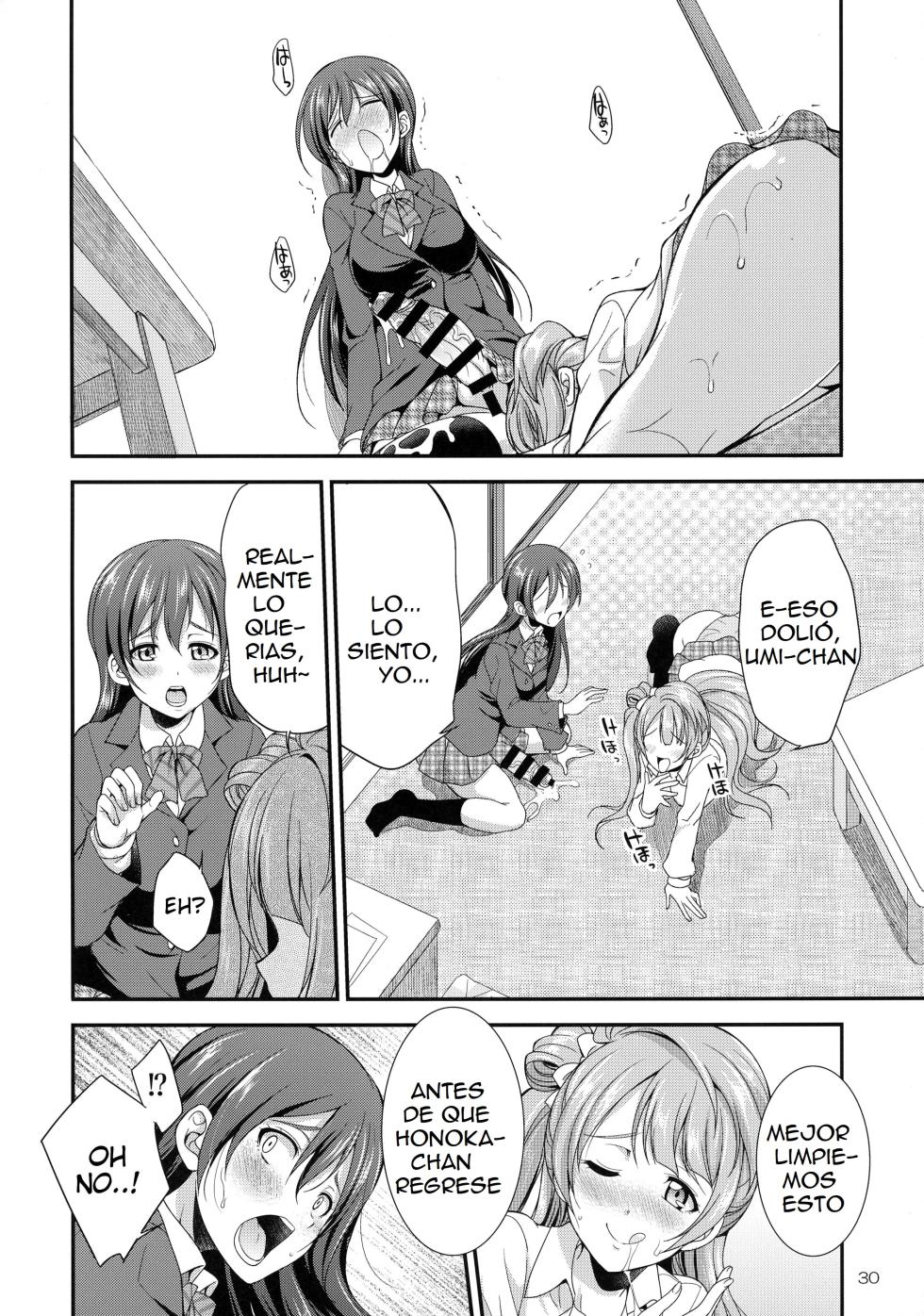 (C91) [Kaguya Hime Koubou (Gekka Kaguya)] Futana Live! (Love Live!) [Spanish] [HJA] - Page 30