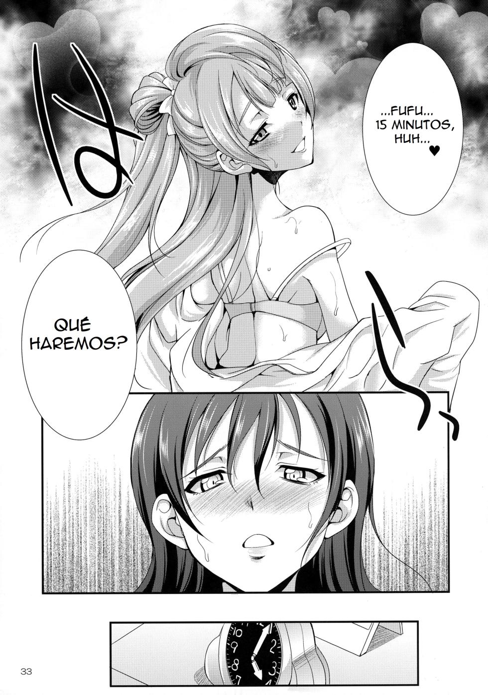 (C91) [Kaguya Hime Koubou (Gekka Kaguya)] Futana Live! (Love Live!) [Spanish] [HJA] - Page 33
