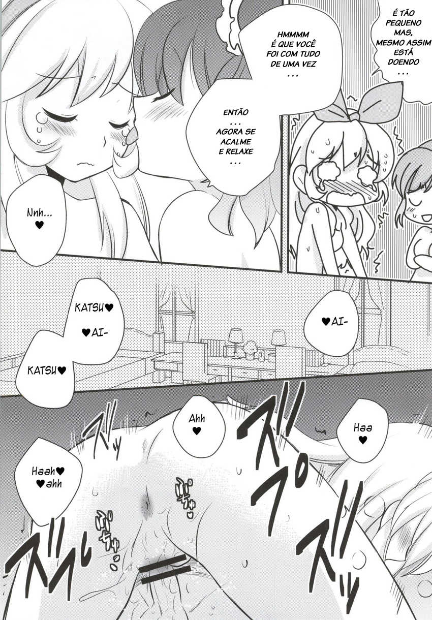(COMIC1☆7) [BUMSIGN (Itaya Satoruno)] Shinpai nai kara ne! (Aikatsu!) [Portuguese-BR] [LIANEF] - Page 14
