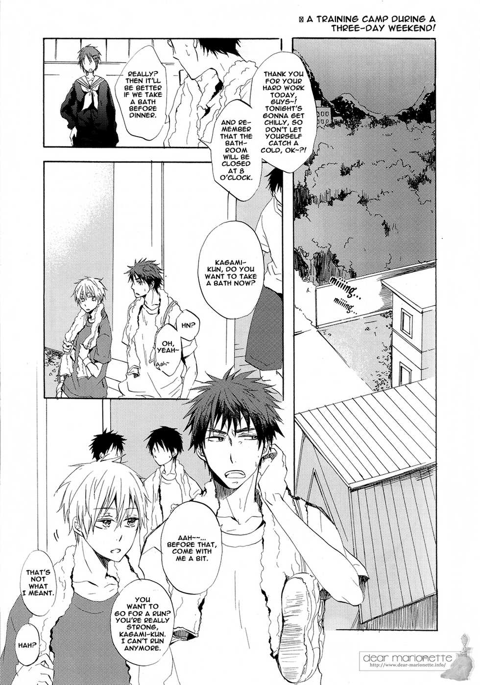 [AMAOh! (Mizuki Tama)] Ohoshi-sama ga Mite Imasu | The Stars Are Looking at Us (Kuroko no Basuke) [English] - Page 5