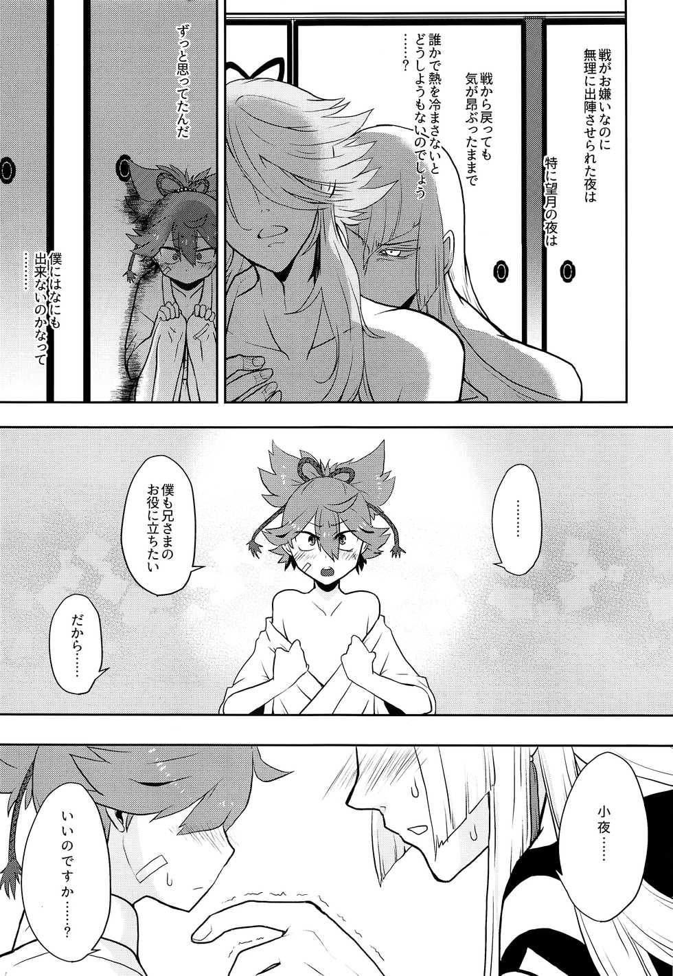 (C90) [ERROR404 (Nikaido Kai)] Naisho ni shite ne (Touken Ranbu) - Page 8