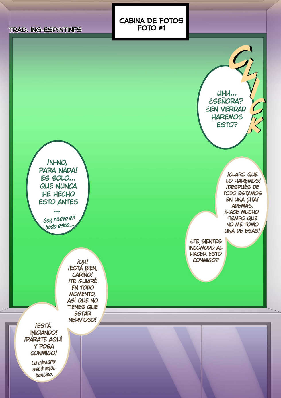 [Juna Juna Juice] Boku no Harem Academia Gaiden: "Bakugou Mama to Purikura Date!!" (Boku no Hero Academia) [Spanish] [NTINFS] - Page 3