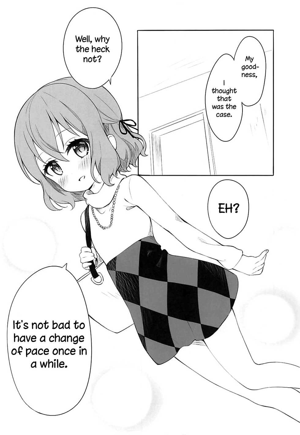 (SC2018 Summer) [fluffy x fluffy (Waki)] Koisuru Mafuyu wa Hon ga Ususugite Sugu Kaho to Ecchi Shichau no. | The book is too thin so Mafuyu gets straight to the ecchi with Kaho (Blend S) [English] {WSDHANS} - Page 5