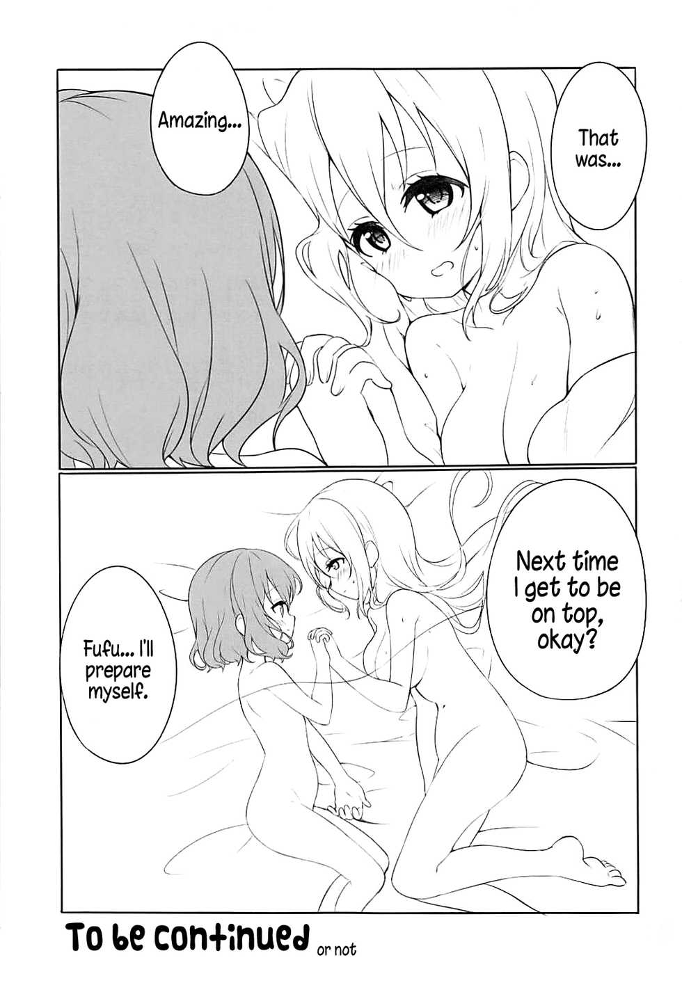 (SC2018 Summer) [fluffy x fluffy (Waki)] Koisuru Mafuyu wa Hon ga Ususugite Sugu Kaho to Ecchi Shichau no. | The book is too thin so Mafuyu gets straight to the ecchi with Kaho (Blend S) [English] {WSDHANS} - Page 16