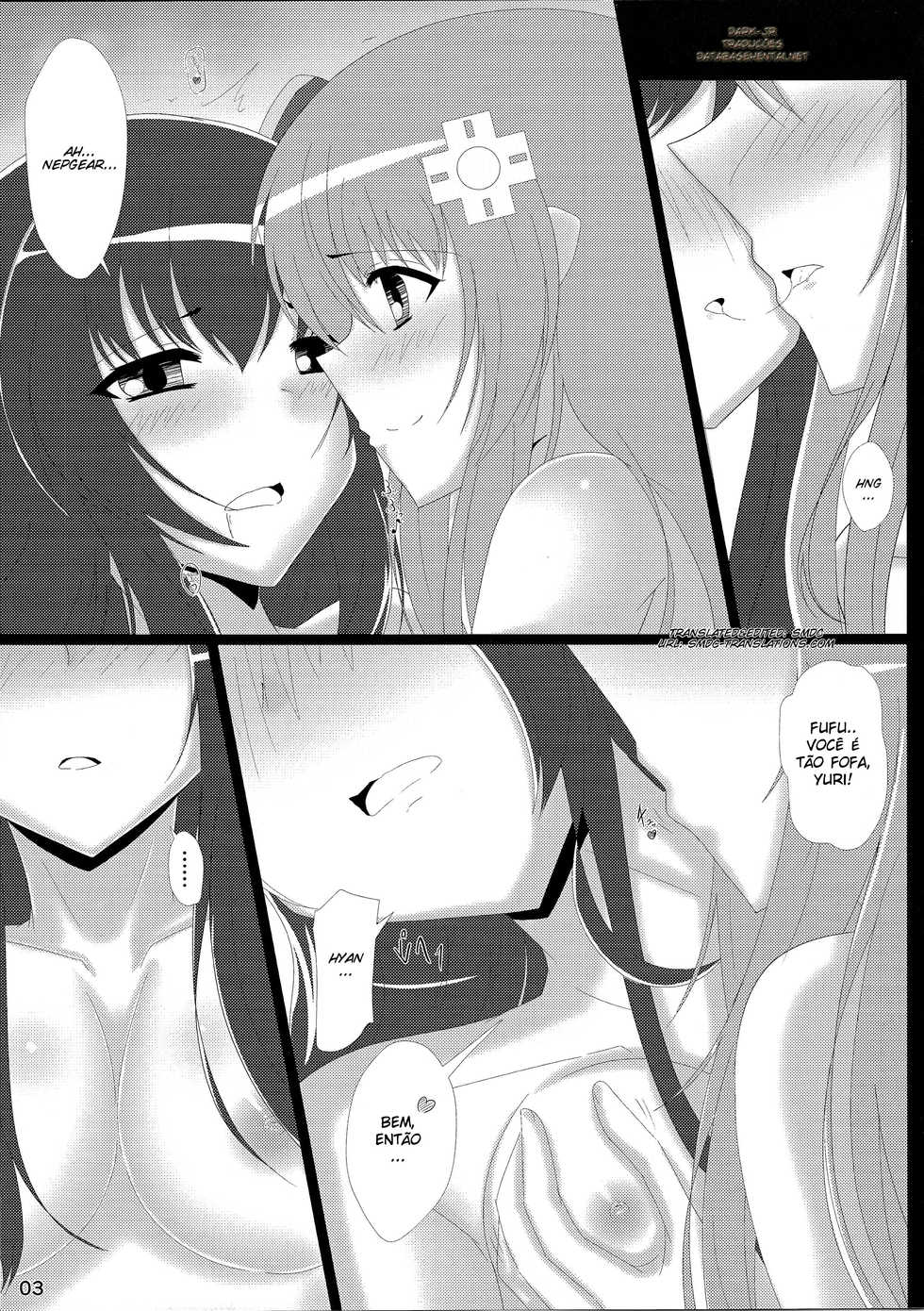 [Nigatsu Umare (Sawaki Koma)] UniGear (Hyperdimension Neptunia) [Portuguese-BR] [Dark-Jr] [Digital] - Page 3