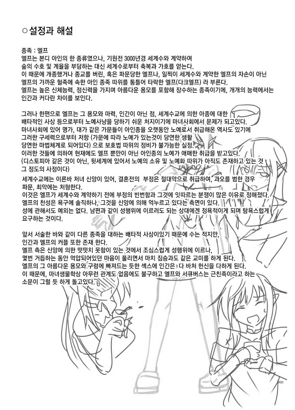 [SlapStickStrike (Stealth Changing Line)] Toaru Elf o Hikitorimashite | 어떤 엘프를 떠맡게 되었습니다 [Korean] [Mercury] [Digital] - Page 25