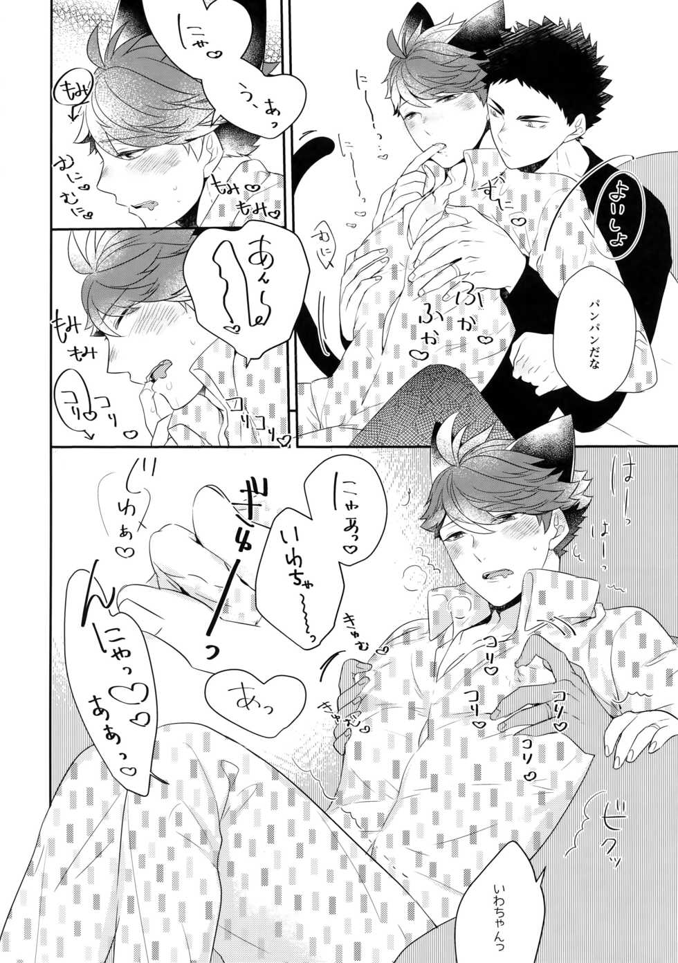 (RTS!!13) [Rototika (Kamishi Yue)] Iwa-chan no Neko ni Naritai 6 (Haikyuu!!) - Page 21