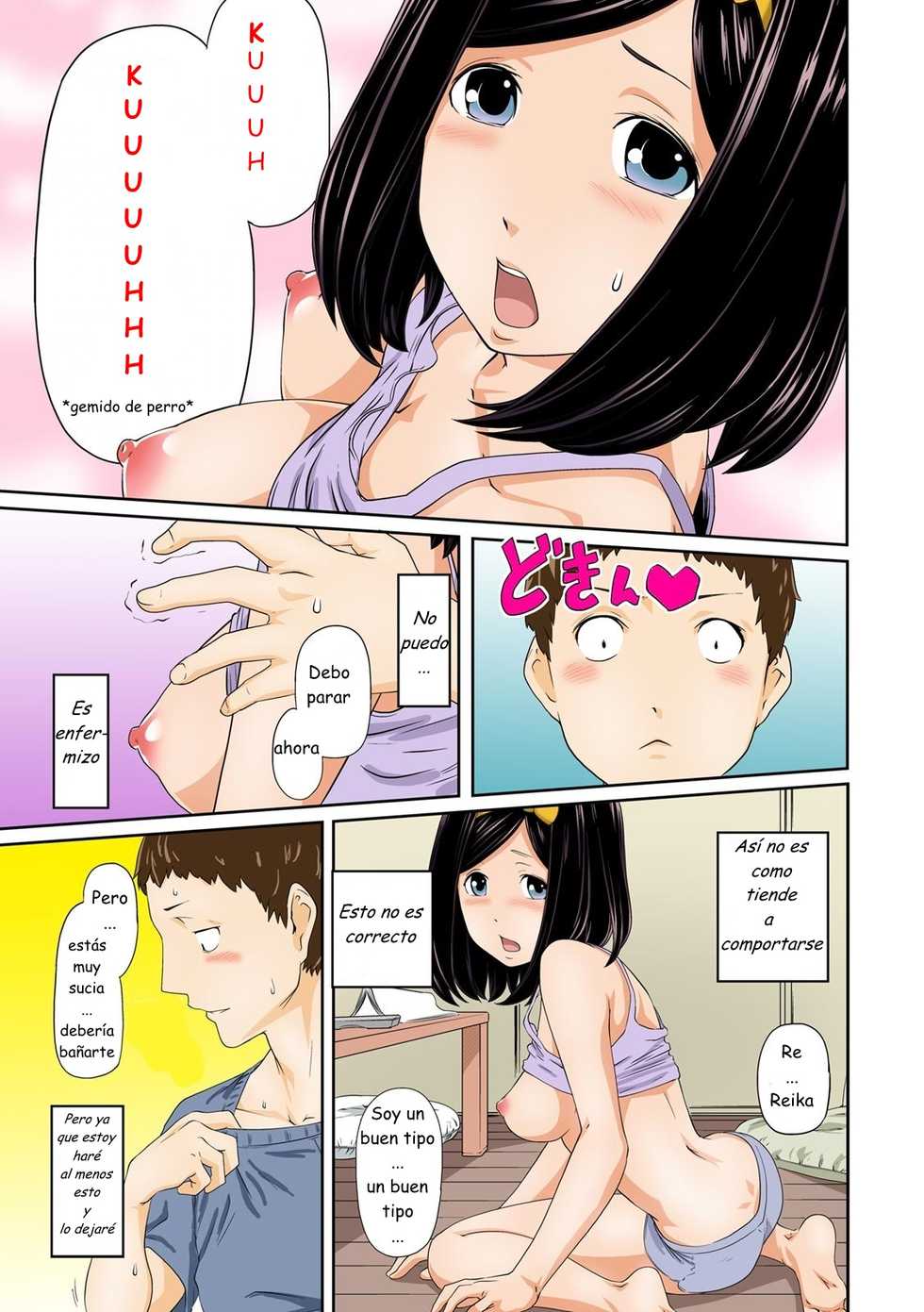 [Qunami Himehiko, Akahige] Perohame Saiminjutsu! ~Namaiki na Imouto yo, Inu ni Naare!~ |  Hípnosis: Mi hermana descarada se volvió un perro [Spanish] [Unnick] - Page 12