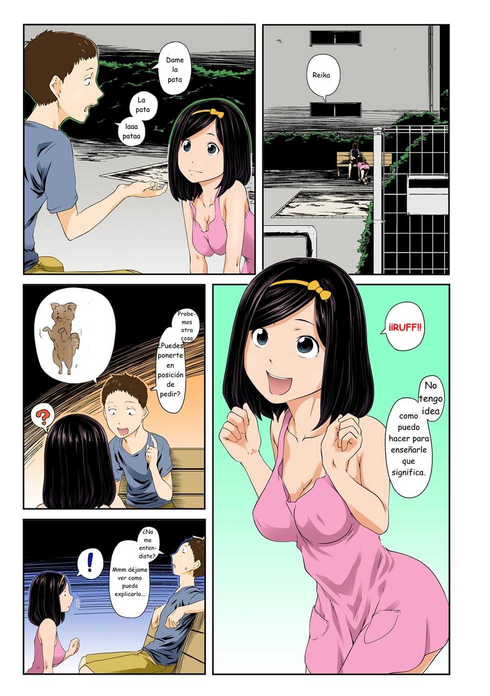 [Qunami Himehiko, Akahige] Perohame Saiminjutsu! ~Namaiki na Imouto yo, Inu ni Naare!~ |  Hípnosis: Mi hermana descarada se volvió un perro [Spanish] [Unnick] - Page 35