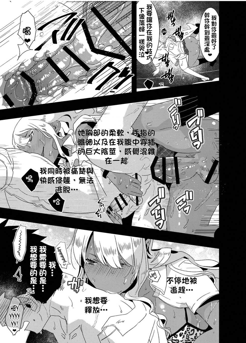 [Aimaitei (Aimaitei Umami)] Futanari Kyokon Kuro Gal ni Gyaku Anal Fukujuu Saserareru nante... 丨與巨根扶她黑辣妹❤ 強迫服從逆肛交什麼的❤ [Chinese] [根本就不會再見面個人漢化] [Digital] - Page 18