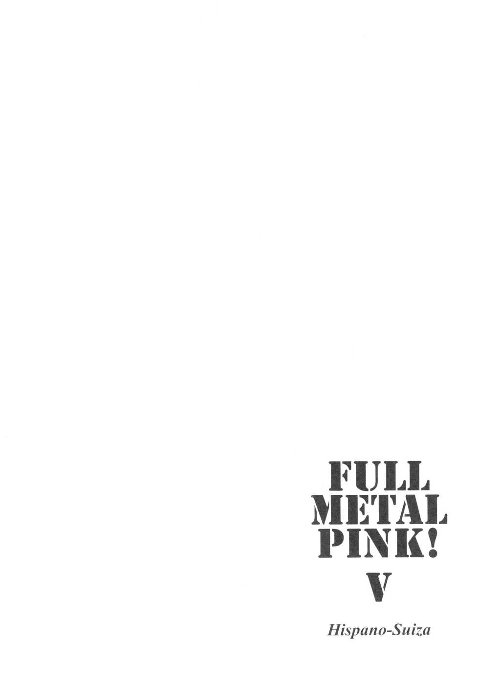 (C66) [Hispano-Suiza (Oofuji Reiichirou)] Full Metal Pink! V (Full Metal Panic!) - Page 18