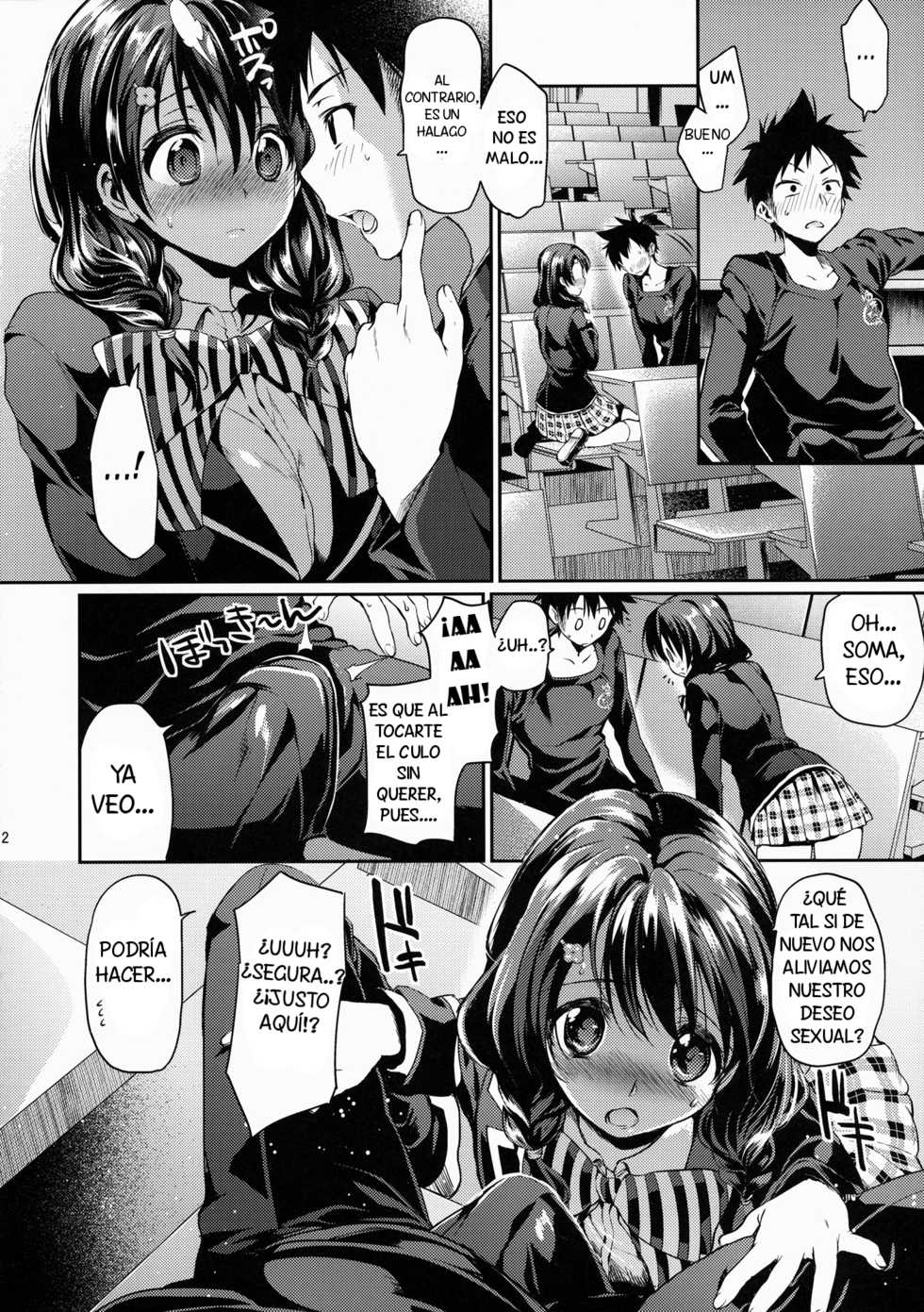 (COMIC1☆9) [Hirusuta (Taira Kosaka)] Houkago Hospitality 2 (Shokugeki no Soma) [Spanish] [Solarismaximum] - Page 11