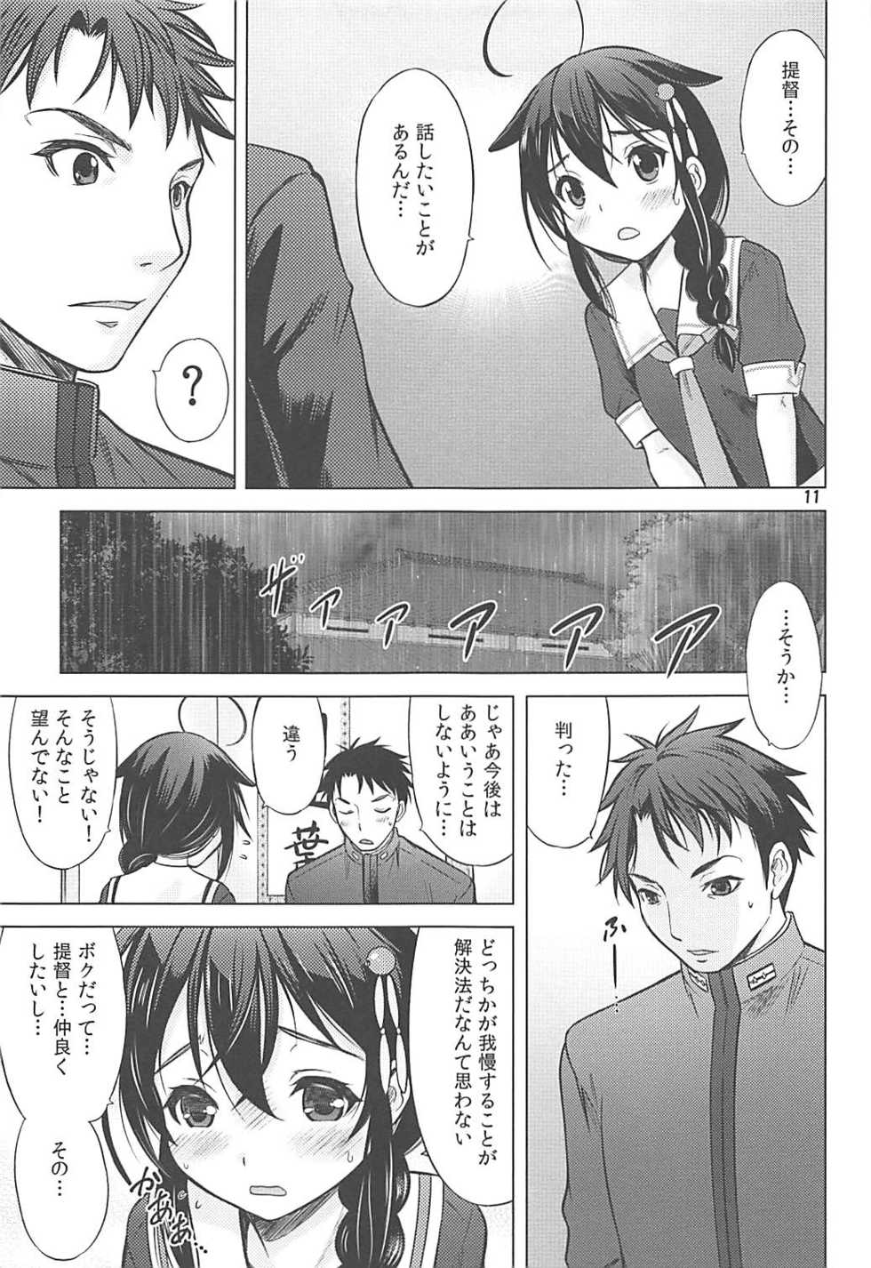 (C94) [Nekoyashiki (Nekodanshaku)] Amaoto o Kazoeru You ni (Kantai Collection -KanColle-) - Page 10