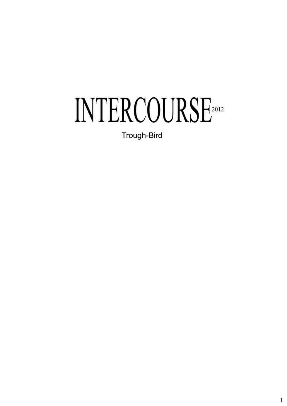 [Trough-Bird (Minase Taruhi)] INTERCOURSE (Kuroko no Basuke) - Page 2