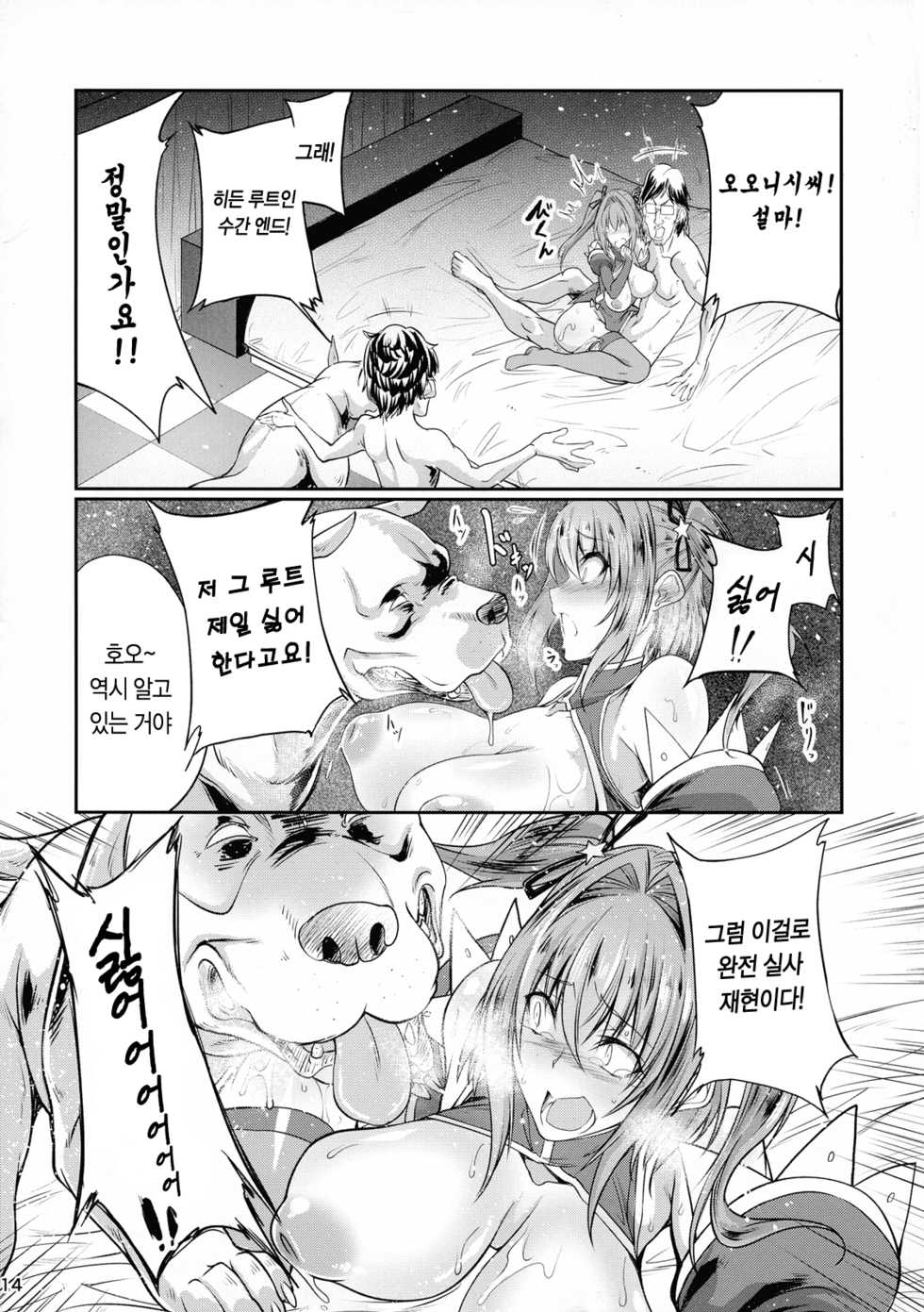(COMIC1☆12) [Zensoku Rider (Tenzen Miyabi)] Hoshi Miru Ura Route | 별 밀 뒷 루트 (Re:CREATORS) [Korean] - Page 13
