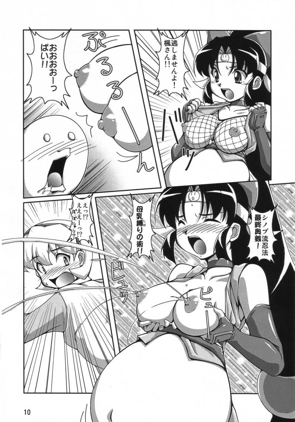 (SC31) [Mouko Mouretsu Hasai Dan (Ryumage)] Ninshin Shinobu Densetsu (2x2 = Shinobuden) - Page 9