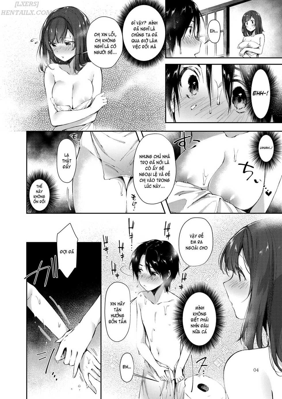 (C93) [Umi no Sachi (Suihei Sen)] Gensen Oppai Kakenagashi | Natural Boobies Hot-Springs [Vietnamese] - Page 3